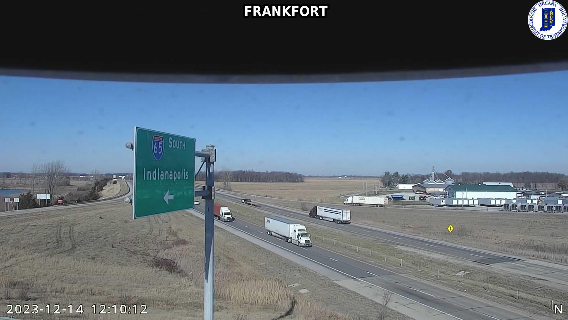 Traffic Cam Fickle: I-65: FRANKFORT Player