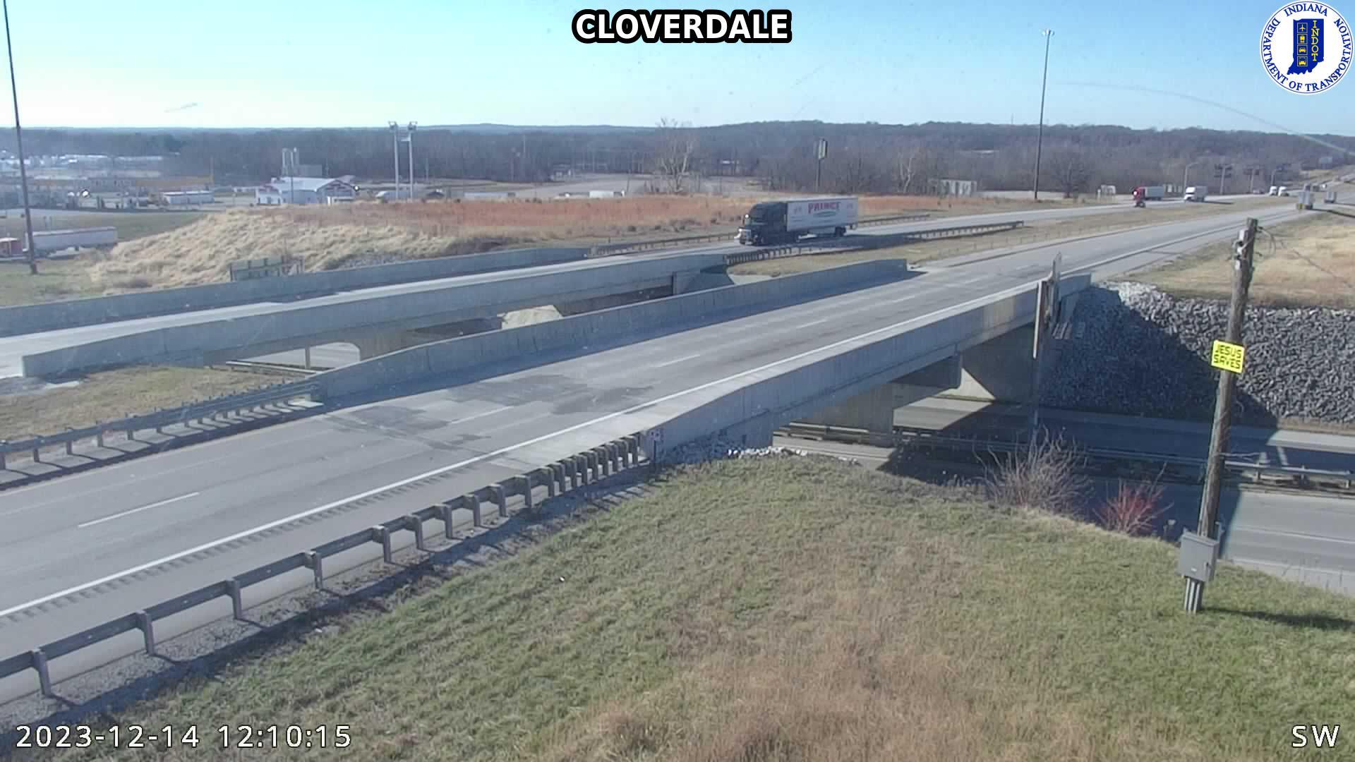 Cloverdale: I-70 Traffic Camera