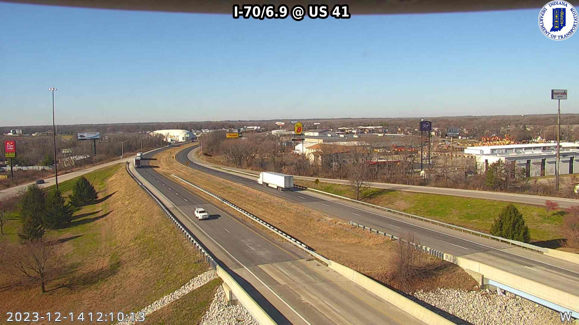 Terre Haute: I-70: I-70/6.9 @ US Traffic Camera