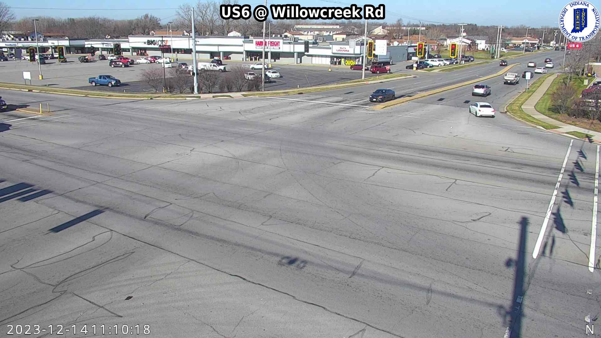 Portage: SIGNAL: US6 @ Willowcreek Rd Traffic Camera