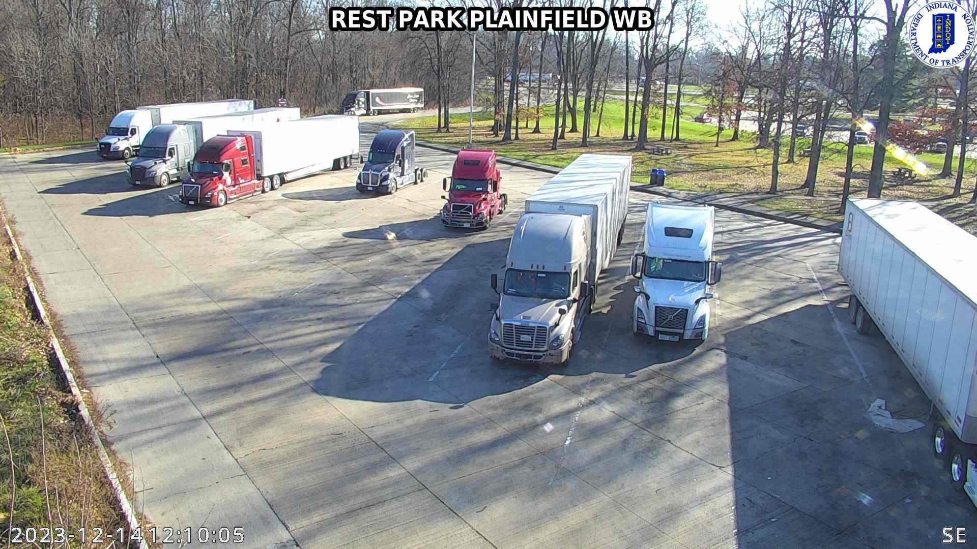 Traffic Cam Joppa: I-70: REST PARK PLAINFIELD WB Player