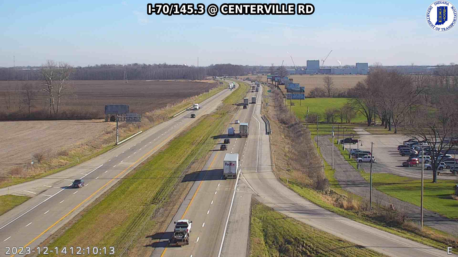Traffic Cam West Grove: I-70: I-70/145.3 @ CENTERVILLE RD Player