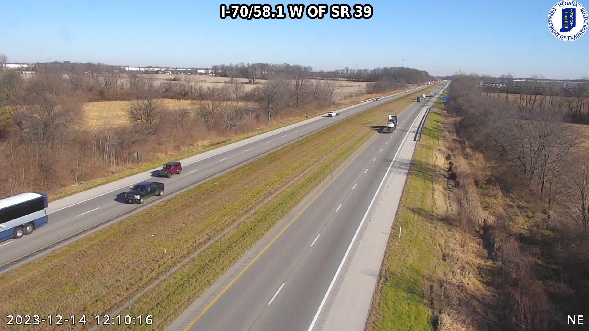 Hazelwood: I-70: I-70/58.1 W OF SR Traffic Camera