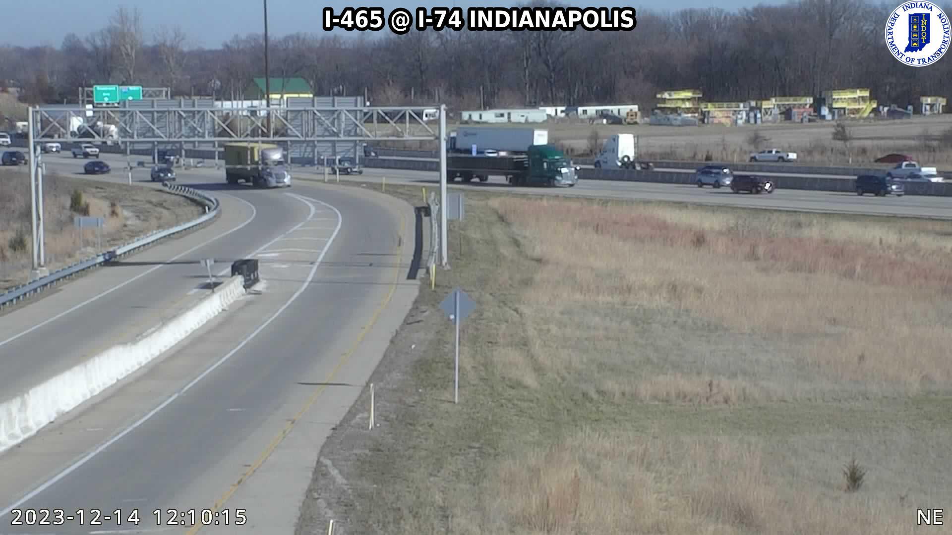 Traffic Cam Indianapolis: I-465: I-465 @ I-74 Player