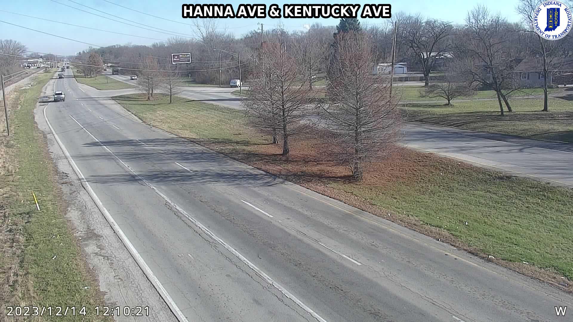 Indianapolis: SIGNAL: HANNA AVE & KENTUCKY AVE Traffic Camera