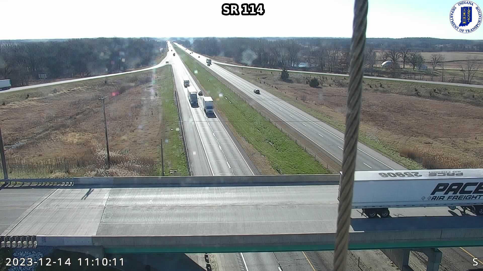 Rensselaer: I-65: SR 114 Traffic Camera
