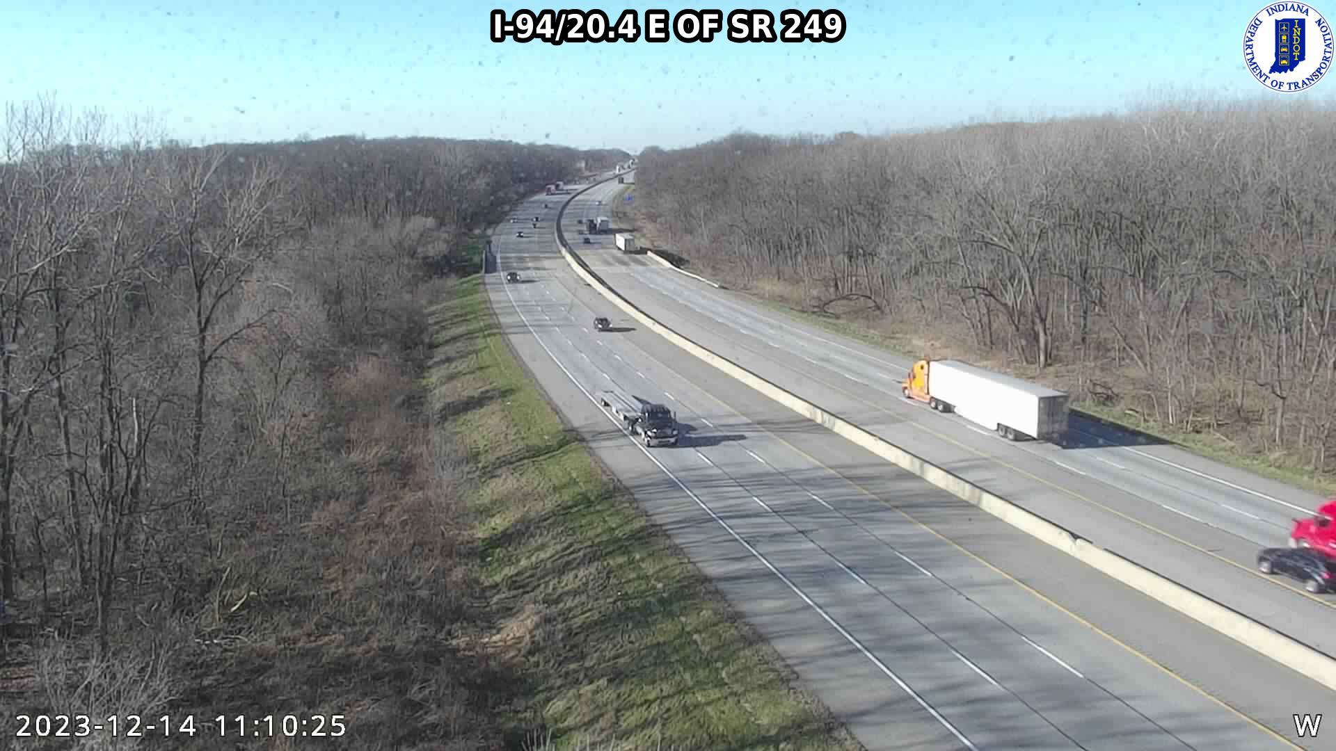 Portage: I-94: I-94/20.4 E OF SR 249 : I-94/20.4 E OF SR 249 Traffic Camera