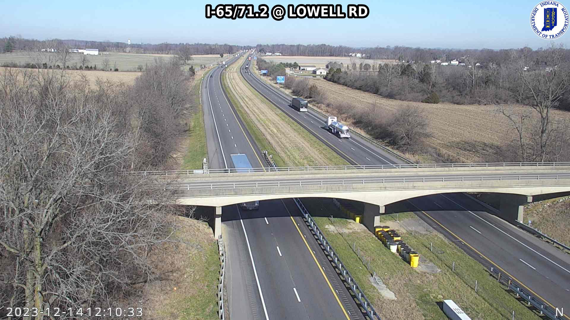 Lowell: I-65: I-65/71.2 - Rd Traffic Camera