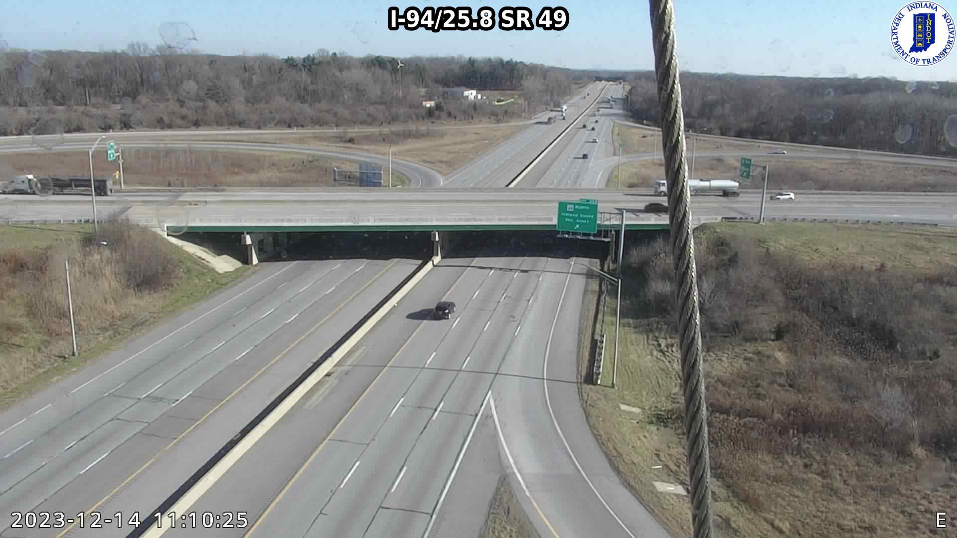 Traffic Cam Chesterton: I-94: I-94/25.8 SR 49 : I-94/25.8 SR 49 Player