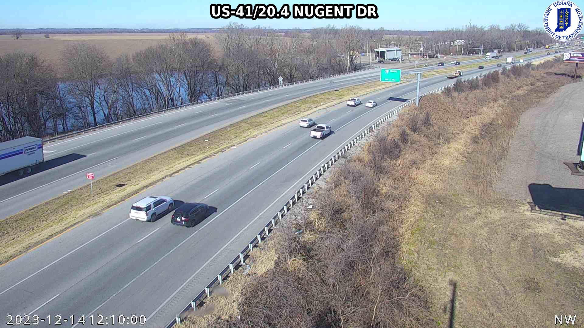 Evansville: US-41: US-41/20.4 NUGENT DR: US-41/20.4 NUGENT DR Traffic Camera