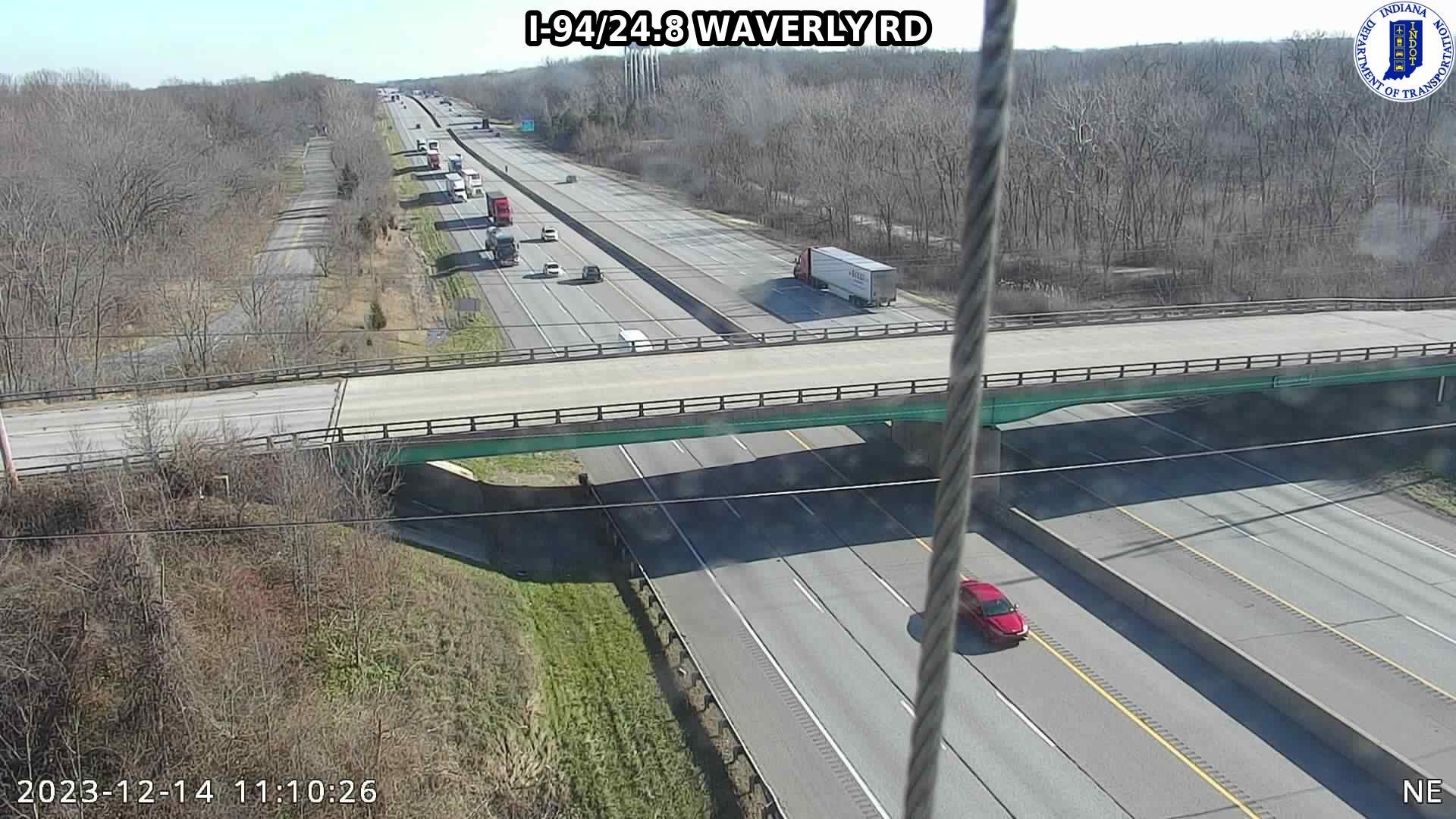 Traffic Cam Porter: I-94: I-94/24.8 WAVERLY RD : I-94/24.8 WAVERLY RD Player