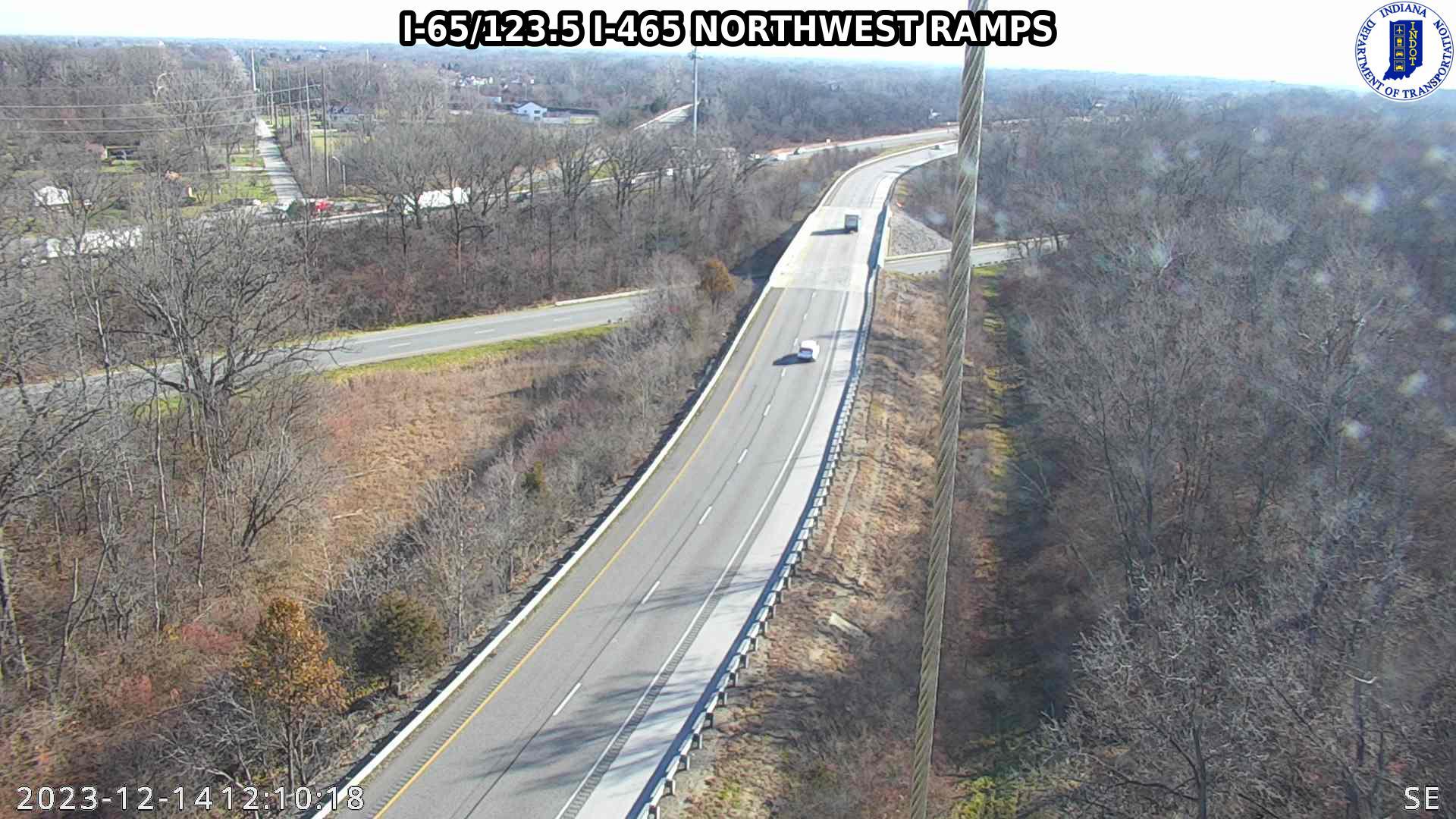 Traffic Cam Indianapolis: I-65: I-65/123.5 I-465 NORTHWEST RAMPS : I-65/123.5 I-465 NORTHWEST RAMPS Player