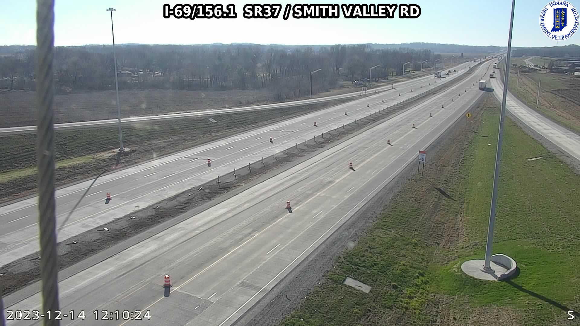 Smith Valley: I-69: I-69/156.1 SR37 - RD: I-69/156.1 SR37 - RD Traffic Camera