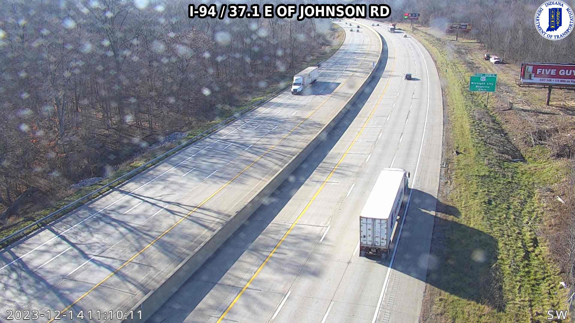 Waterford: I-94: I-94 - 37.1 E OF JOHNSON RD: I-94 - 37.1 E OF JOHNSON RD Traffic Camera
