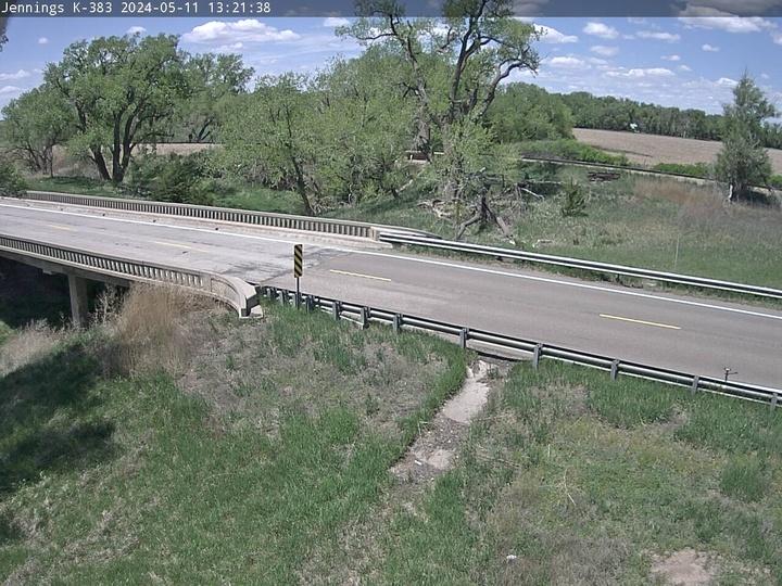 K-383 at Jennings - Bridge over Turtle Creek Traffic Camera