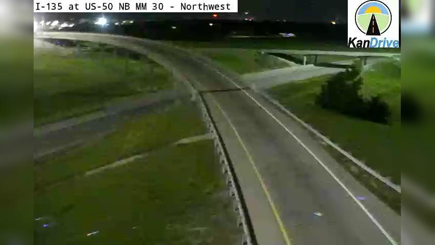 Newton: I-135 at US-50 SB MM Traffic Camera