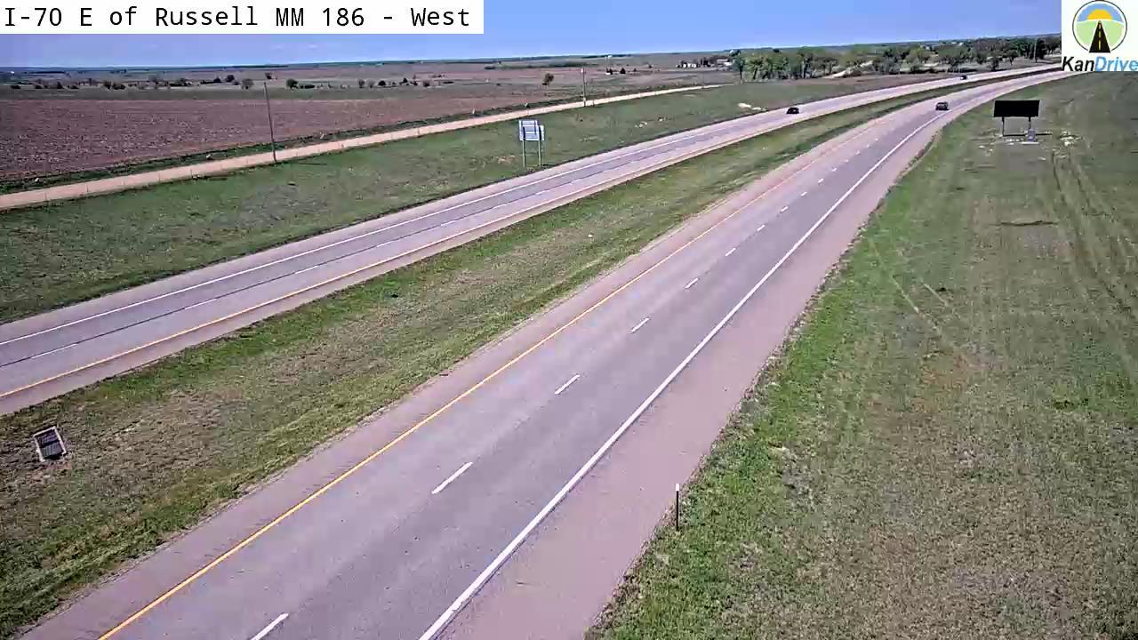 Homer: I-70 east of Russell MM 186 Traffic Camera