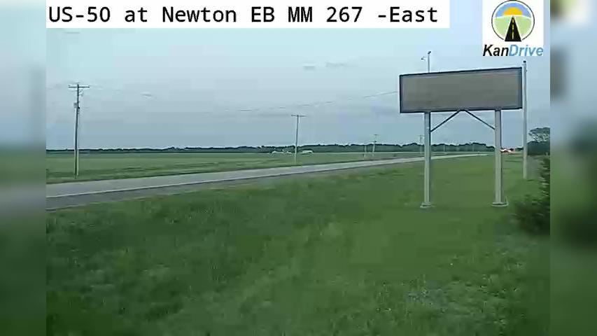 Halstead: DMS_US-50 at Newton EB Traffic Camera