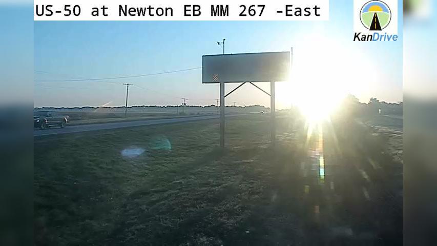 Halstead: DMS_US-50 at Newton EB Traffic Camera