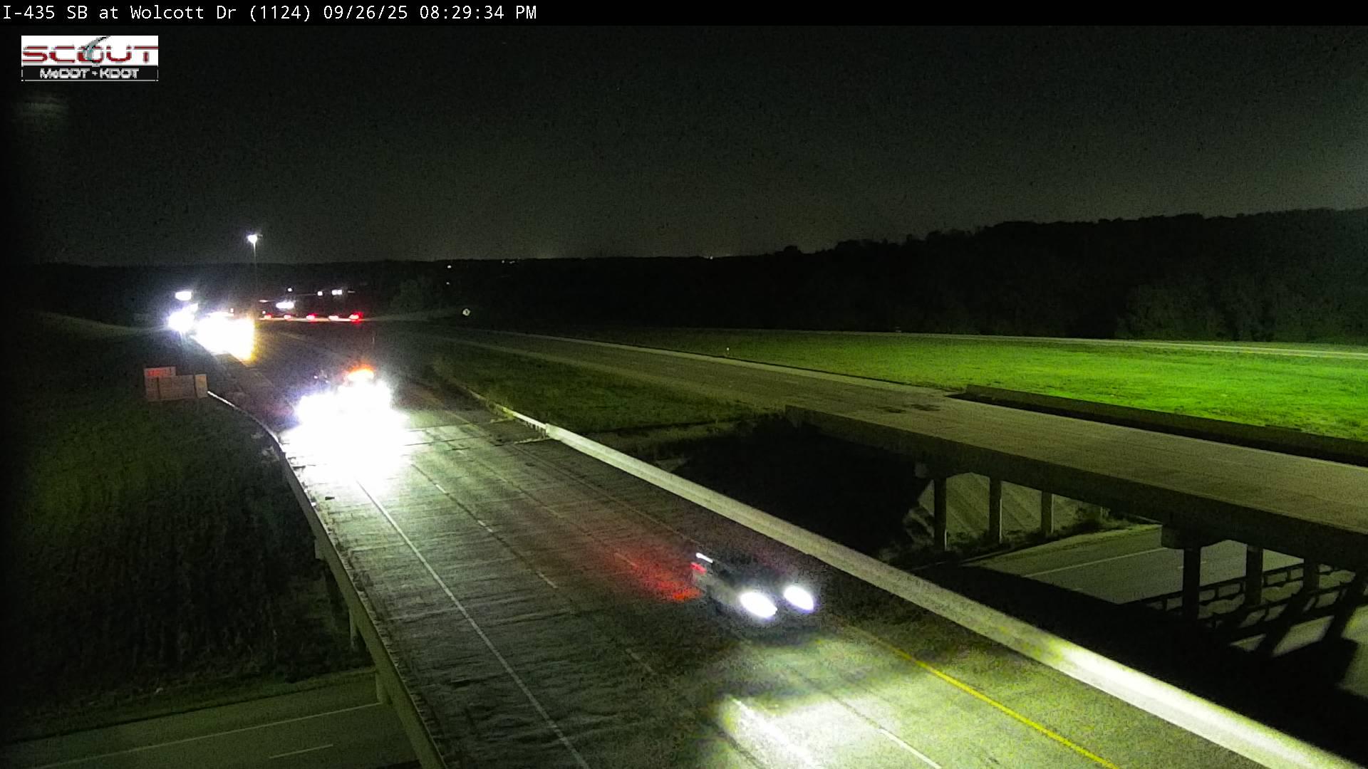 Kansas City: I-435 S @ Wolcott Drive Traffic Camera