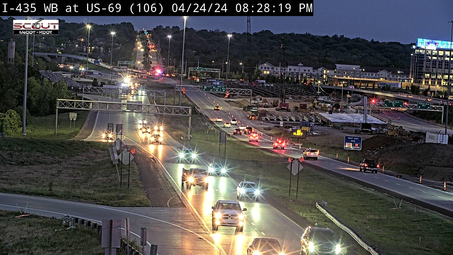 Traffic Cam Overland Park: I- W @ AT HWY Player