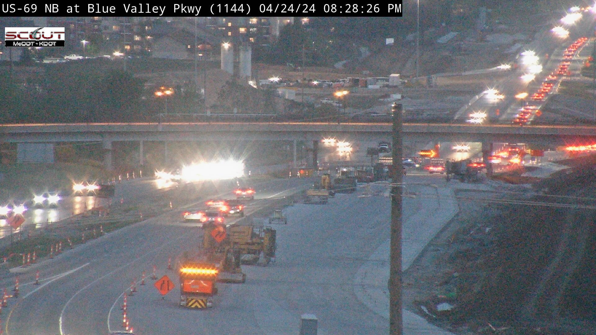 Overland Park: US- N @ Blue Valley Parkway Traffic Camera