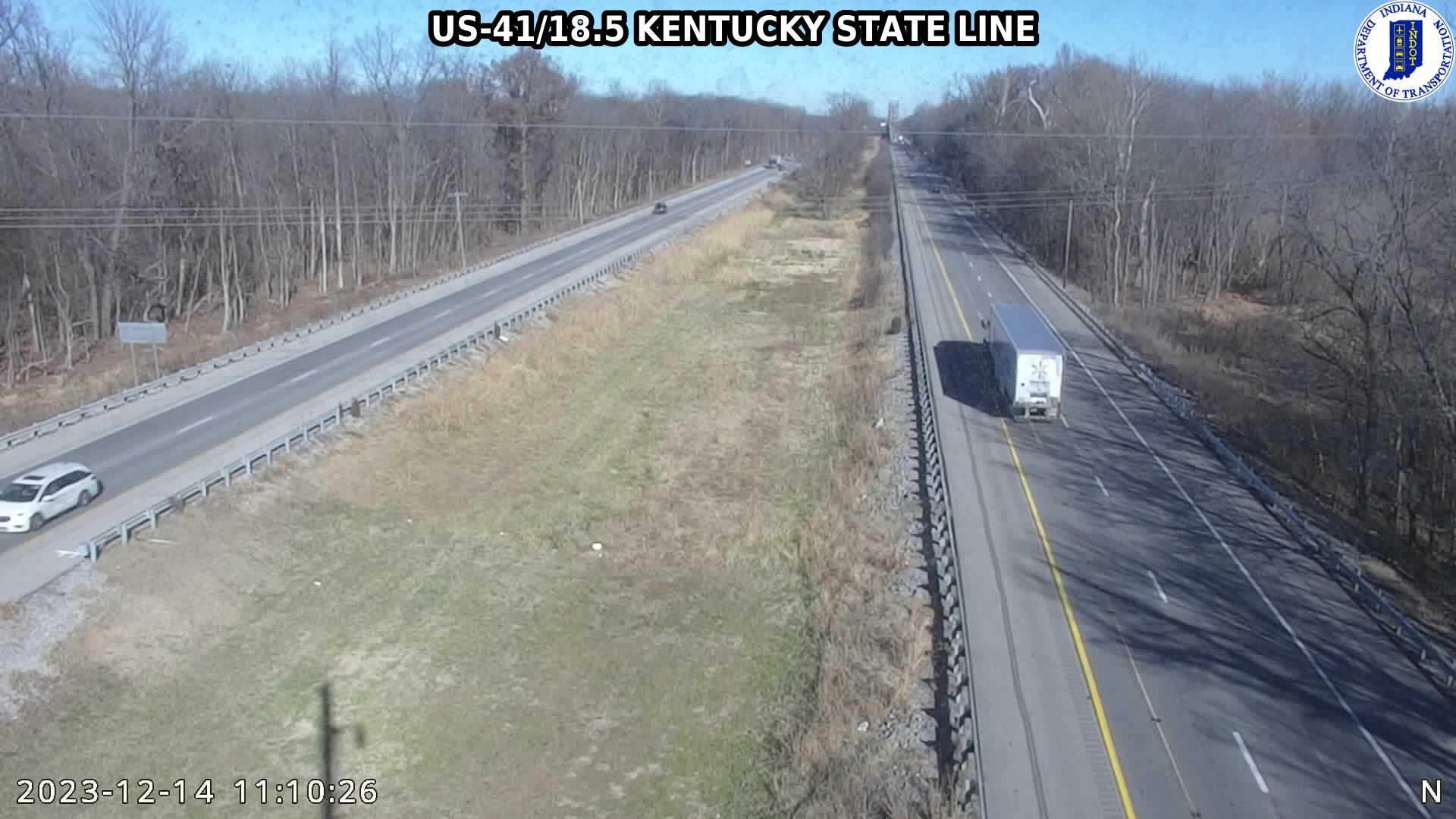 Henderson: KY US-41: US-41/18.5 - STATE LINE: US-41/18.5 - STATE LINE Traffic Camera