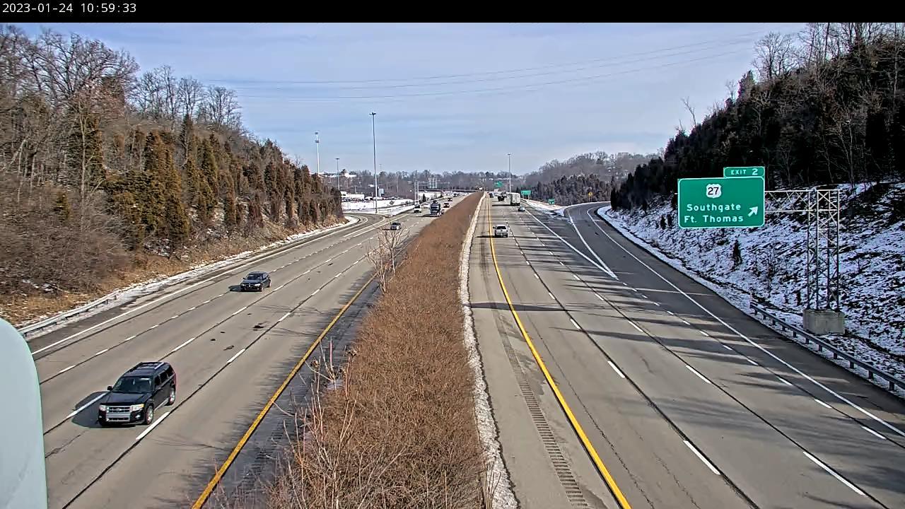 Traffic Cam Southgate: I-471 South of US 27 Player