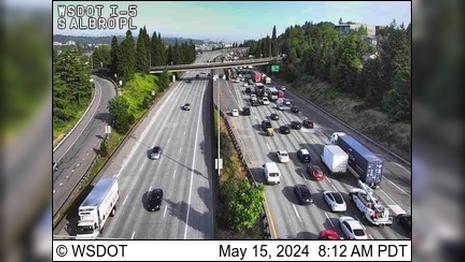 Traffic Cam Georgetown: I-5 at MP 161.2: Albro Pl Player