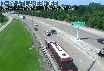 Traffic Cam I-20 at Lakeshore Drive - Eastbound Player