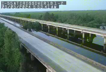 Traffic Cam I-55 at MM 19.1 - Northbound Player