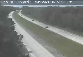 Traffic Cam I-59 at Concord - Northbound Player