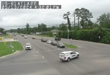 Traffic Cam US 61 at LA 22 - Southbound Player