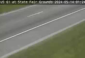 Traffic Cam US 61 at State Fair Grounds - Southbound Player