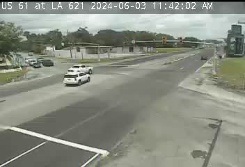 US 61 at LA 621 - Northbound Traffic Camera