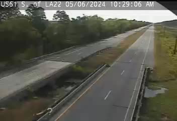 Traffic Cam US 61 at S of LA 22 - Southbound Player