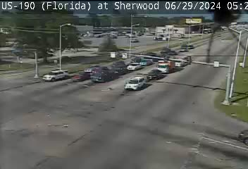 Traffic Cam US 190 at Sherwood Forest - Eastbound Player