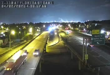 Traffic Cam I-110 at Florida St. - Median Player