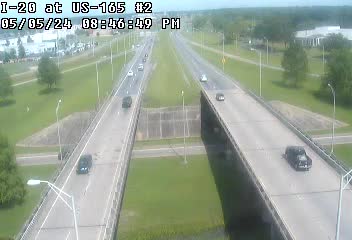 I-20 at US 165 - Median Traffic Camera