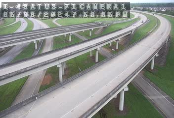 Traffic Cam I-49 at US 71 - Northbound Player