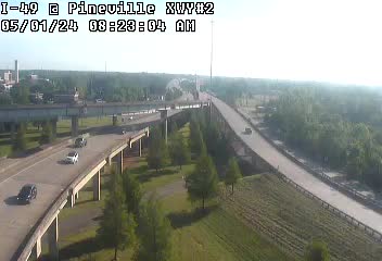 Traffic Cam I-49 at Pineville XWY - Northbound Player