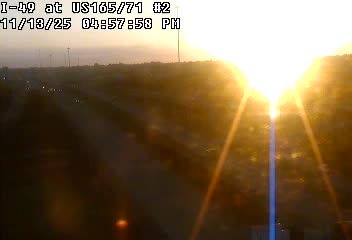 Traffic Cam I-49 at US 165/71 - Northbound Player