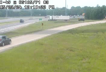 Traffic Cam I-49 at US 165/71 - Northbound Player