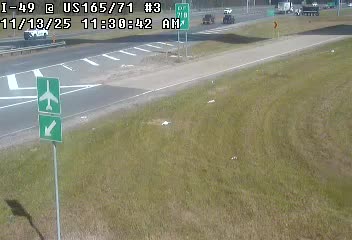 Traffic Cam I-49 at US 165/71 - Northbound Player