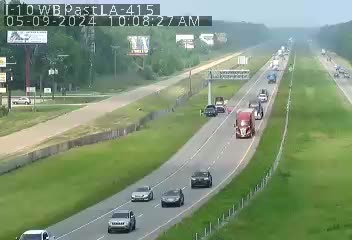 Traffic Cam I-10 between Grosse Tete and LA 415 - Westbound Player