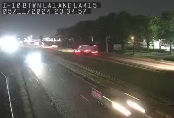 Traffic Cam I-10 between LA 415 and LA 1 - Eastbound Player