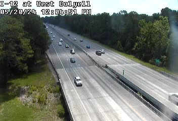 Traffic Cam I-12 at West Colyell Creek Brdg - Westbound Player