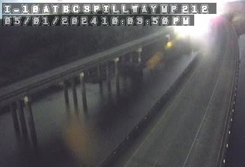 I-10 at BC Spillway MM 212 - Westbound Traffic Camera