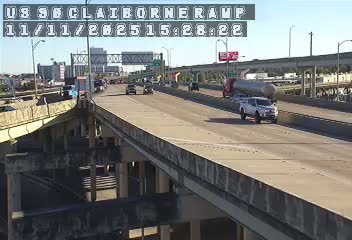 Traffic Cam US 90 at Claiborne Ramp - Eastbound Player