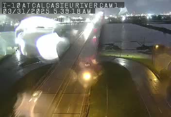 I-10 at Calcasieu River Bridge - Westbound Traffic Camera